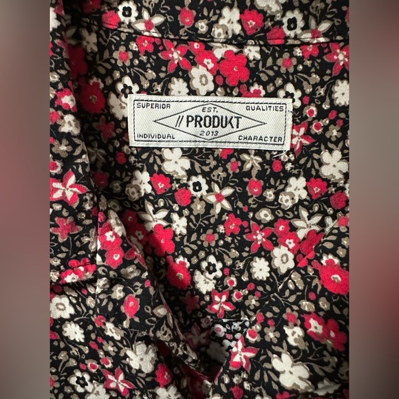Product Men’s Short Sleeve Floral shirt (Size Large) - Picture 3 of 3